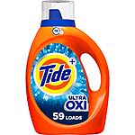 92-Oz Tide Laundry Detergent Liquid Soap (Ultra Oxi or April Fresh Scent) $9.32 w/ S&amp;S + $2.20 Amazon Credit + Free Shipping w/ Prime or on $35+
