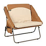 Ozark Trail Padded Adult Camping Chair (Brown &amp; Beige) $40 + Free Shipping