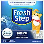 14-Lbs. Fresh Step Clumping Cat Litter (Extreme Mountain Spring w/ Febreze) $5.10 w/ Subscribe &amp; Save