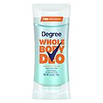 2.6-Oz Degree Women Whole Body Deodorant Stick (Fresh Citrus Scent) $2.72 w/ S&amp;S + Free Shipping w/ Prime or on $35+