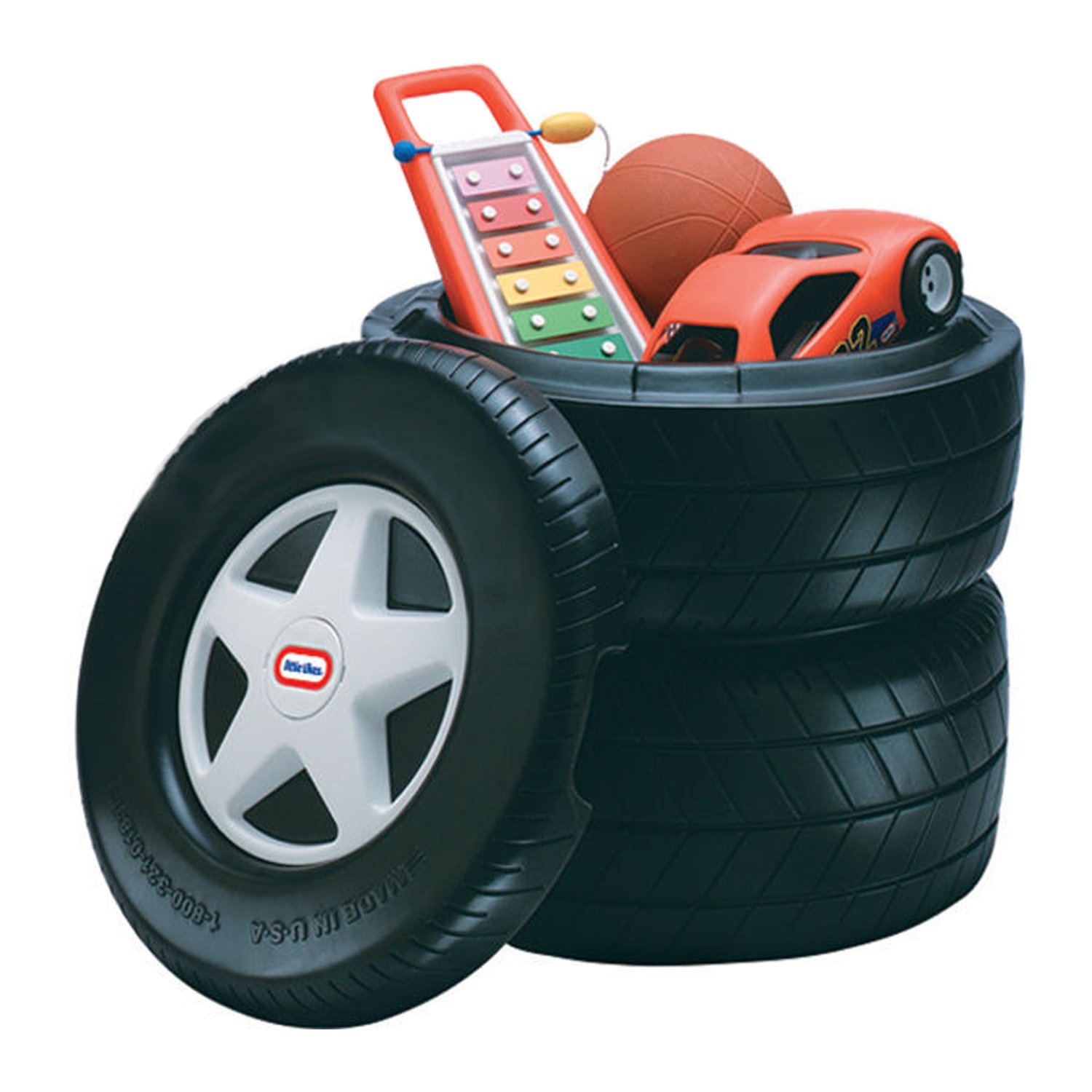 20" Little Tikes Kids Classic Racing Tire Toy Chest / Laundry Basket $37 + Free Shipping