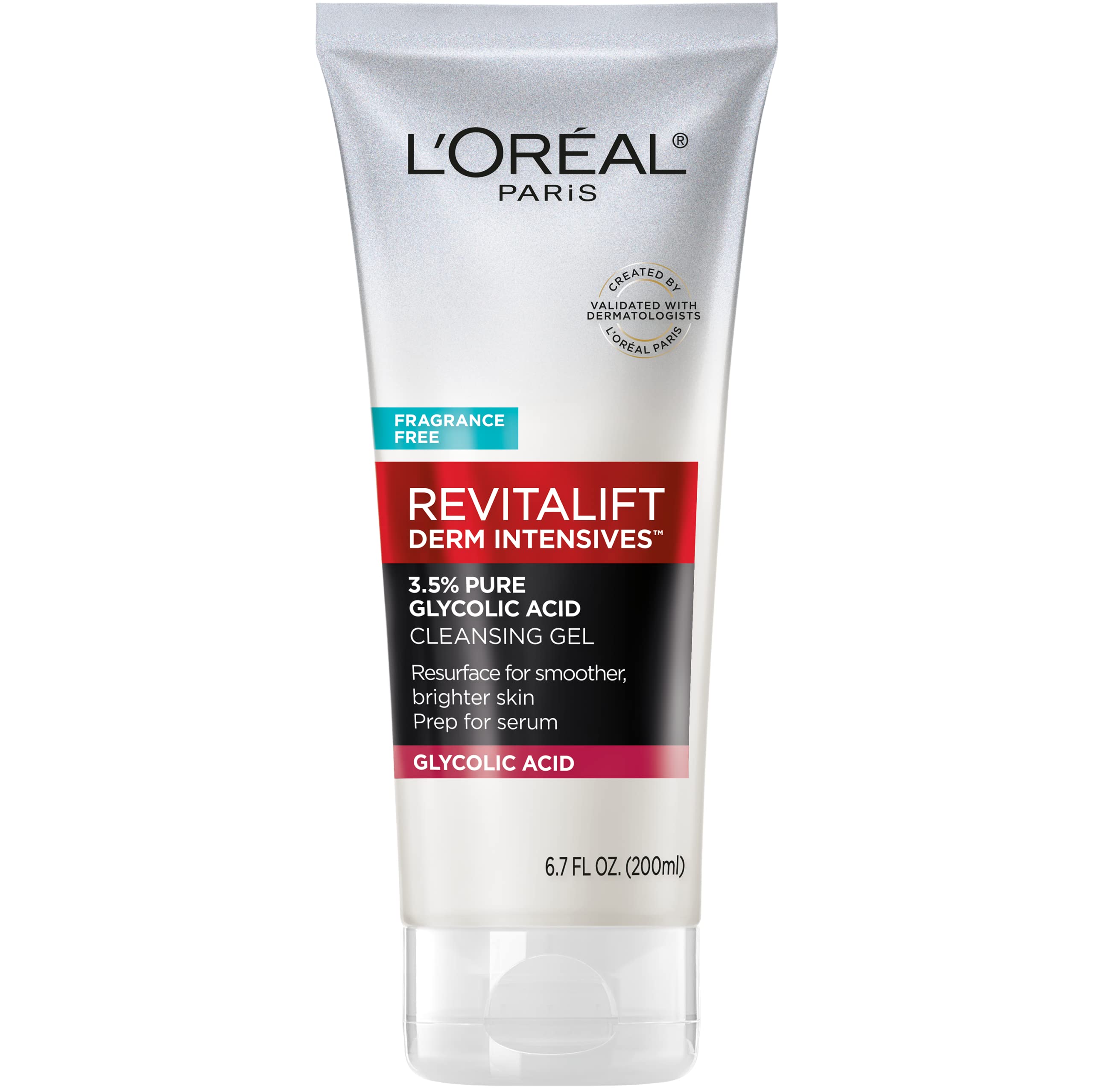 6.7-Oz L'Oreal Paris Skincare Revitalift Pure Glycolic Acid Cleansing Gel w/ Salicylic Acid $6.05 w/ S&S + Free Shipping w/ Prime or on $35+
