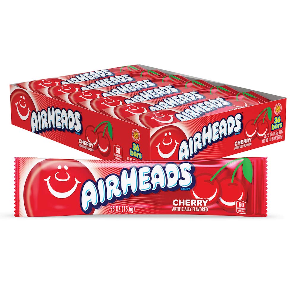 36-Count 0.55-Oz Full Size Airheads Taffy Bars (Cherry) $6.15 (.17c Ea) w/ S&S + Free Shipping w/ Prime or on orders over $35