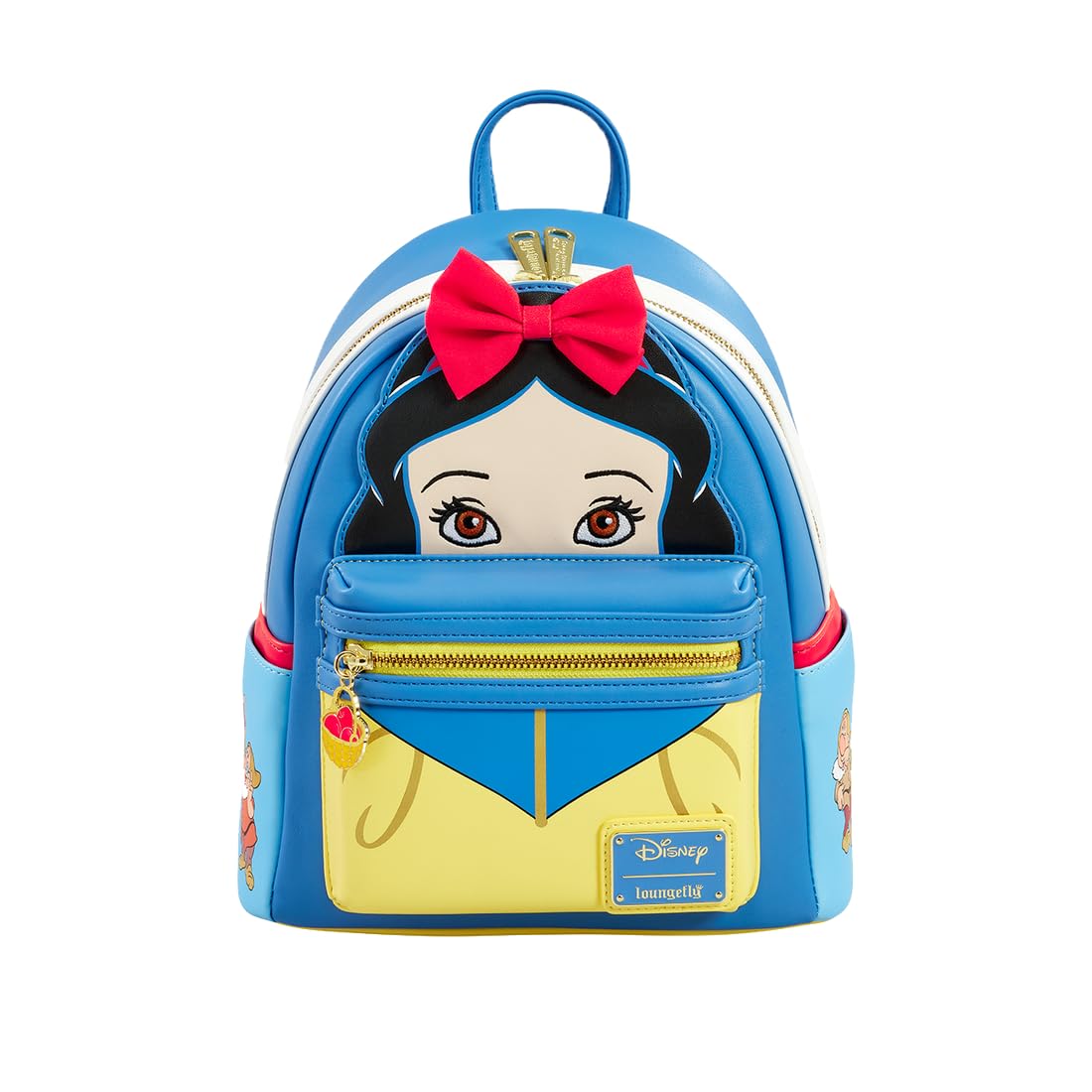 Loungefly Womens Disney Snow White and the Seven Dwarfs Double Strap Shoulder Bag Purse $40 + Free Shipping