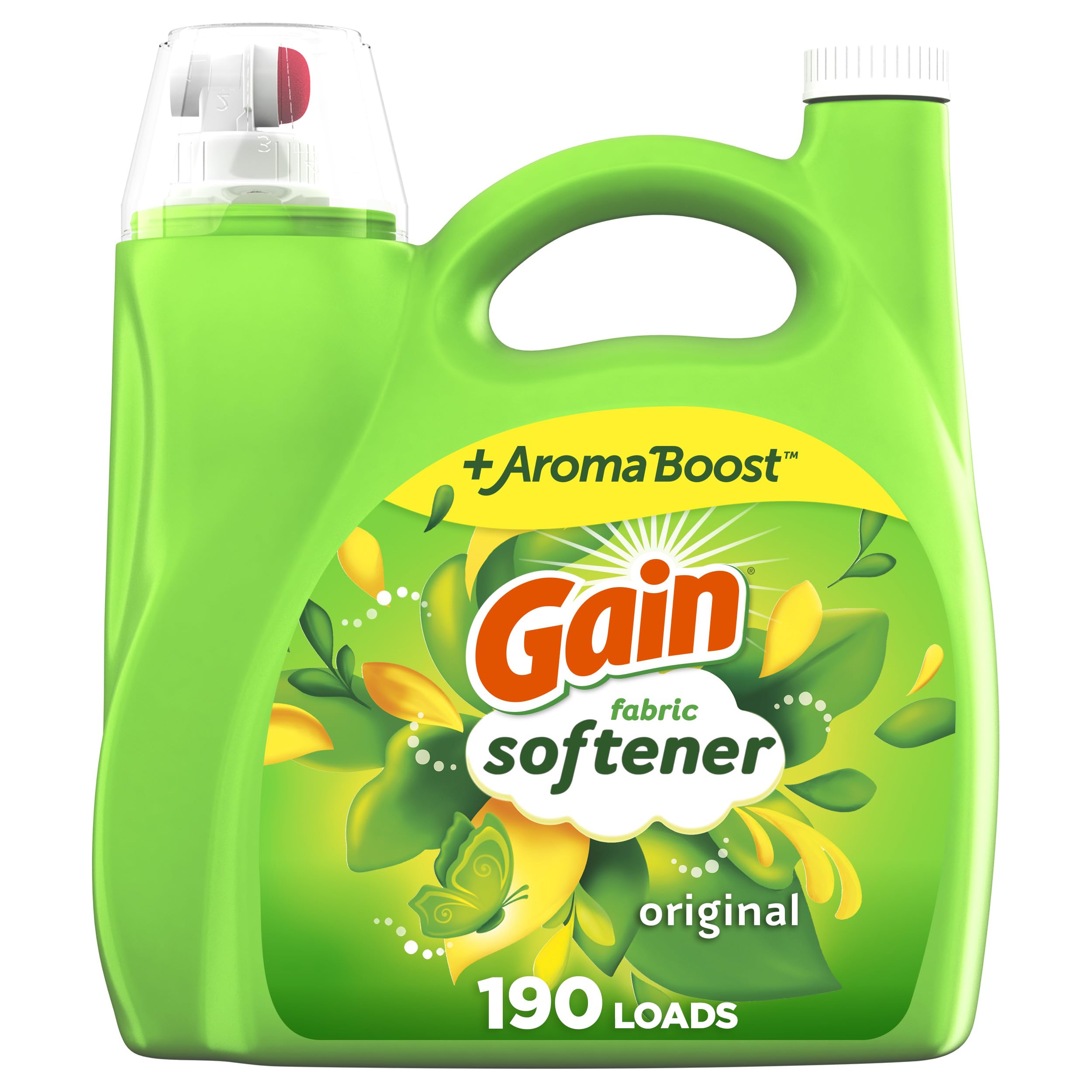 140-Oz Gain + AromaBoost Liquid Fabric Softener (Original Scent) $10.35 w/ S&S + Free Shipping w/ Prime or on $35+