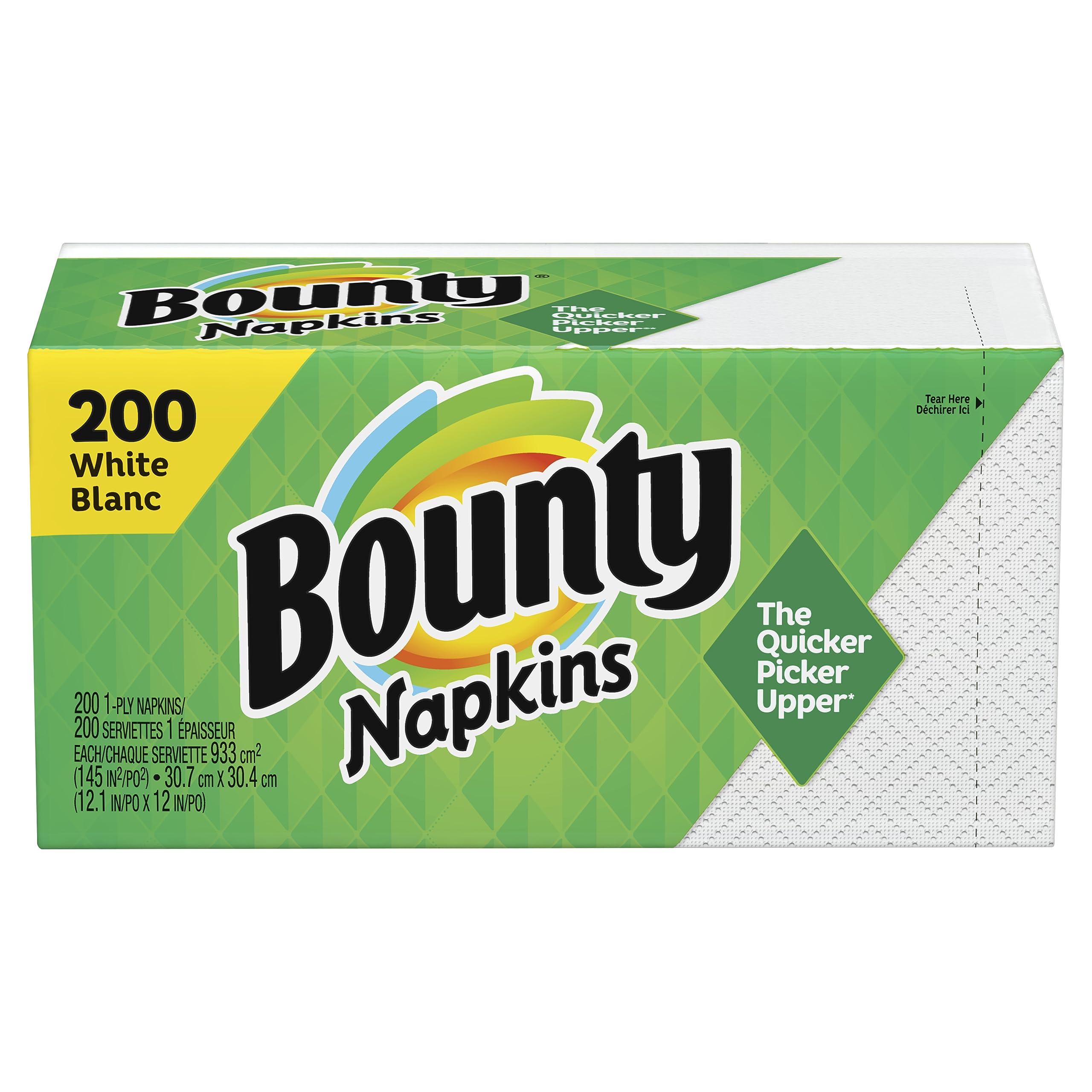 200-Count Bounty 1-Ply Quilted Paper Napkins (Assorted Print/White) $2.92 + Free Shipping w/ Prime or on $35+