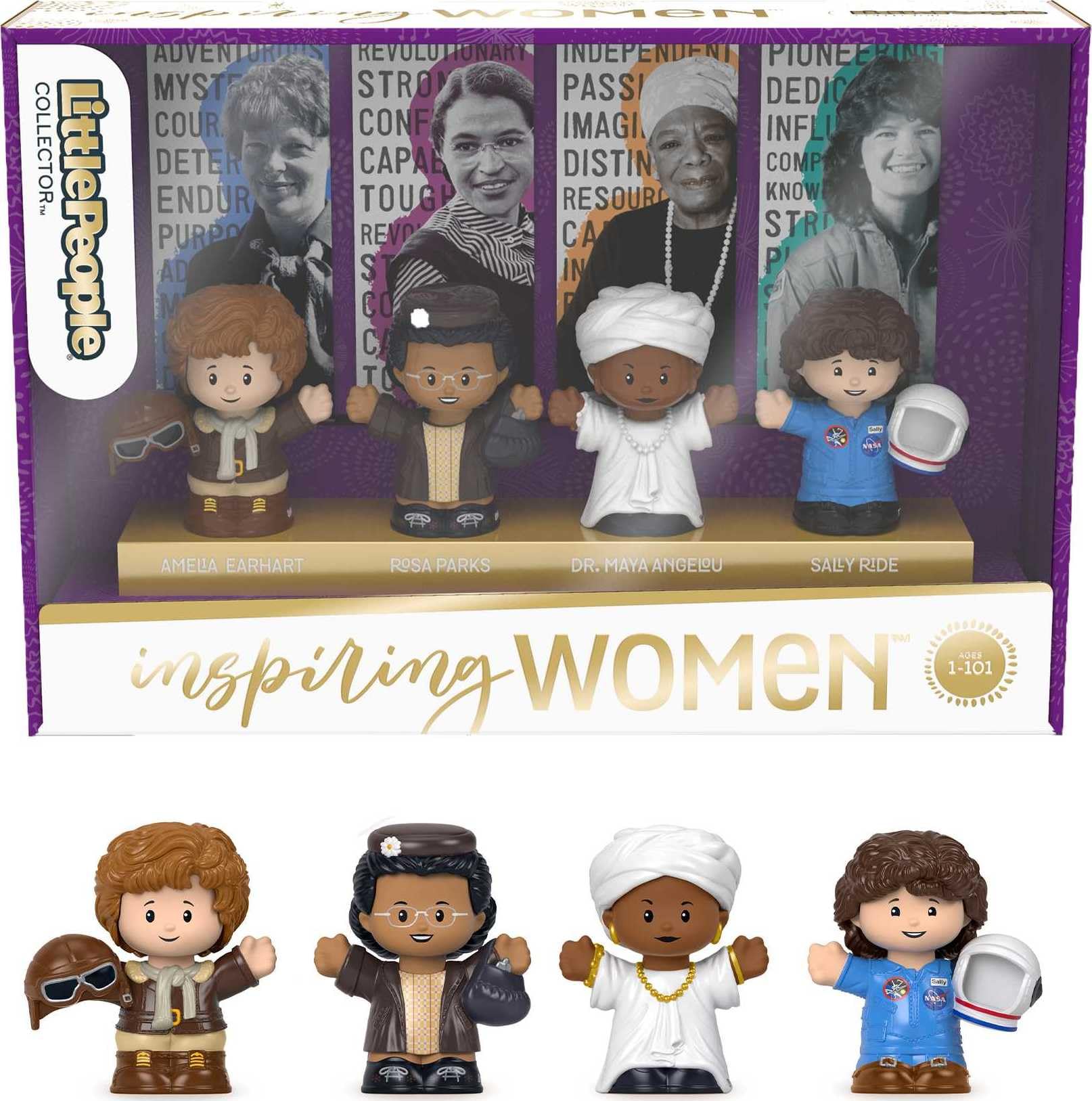 4-Piece 2.5" Little People Inspiring Women Special Edition Collector Set $4.25 + Free Shipping w/ Prime or on $35+