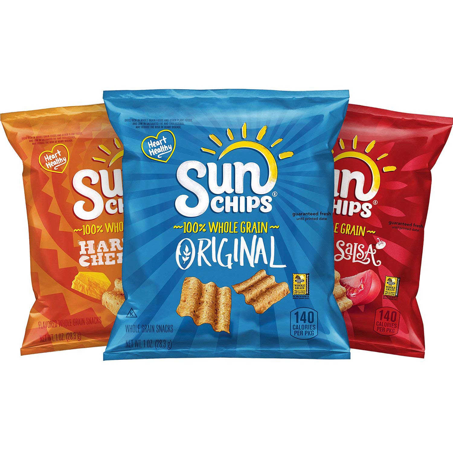 40-Count 1-Oz SunChips Multigrain Chips (Variety Pack) $16.60 w/ Subscribe & Save