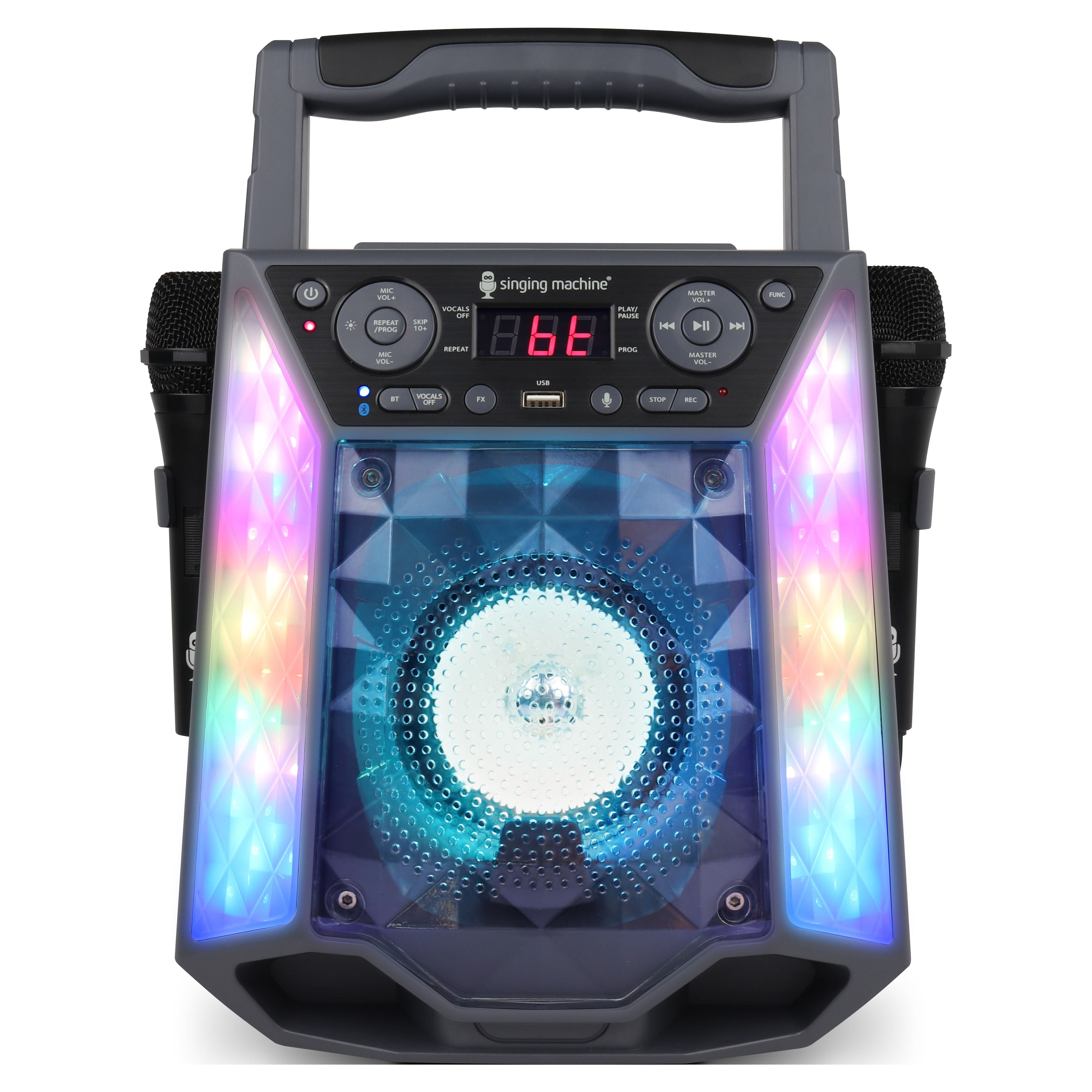 Singing Machine Shine Duets Stand Alone Karaoke Machine w/ Voice Assistant & Bluetooth  $20.25  + Free S&H w/ Walmart+ or $35+