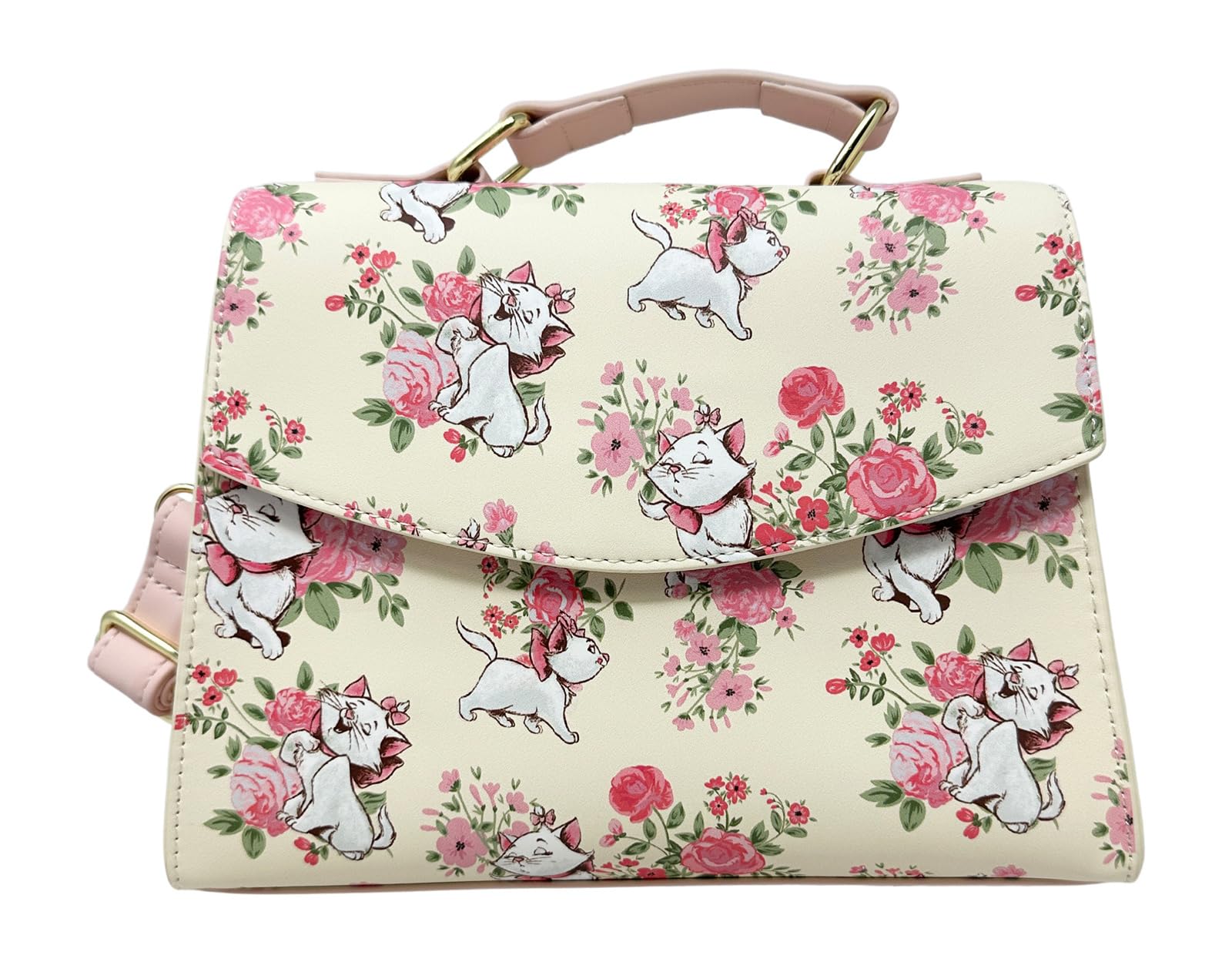 Loungefly Disney The Aristocats Marie Floral Print Crossbody Handbag Purse $35 + Free Shipping