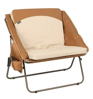 Ozark Trail Padded Adult Camping Chair (Brown & Beige) $40 + Free Shipping