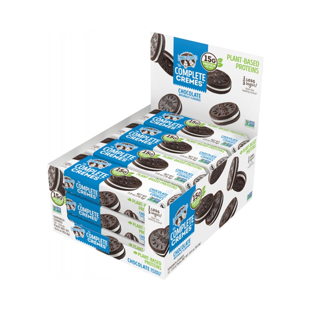12-Pack 2.86-Oz Lenny & Larry's The Complete Cremes 5g Plant Based Protein Sandwich Cookies (Chocolate) $13.95 + Free Shipping w/ Prime or on $35+