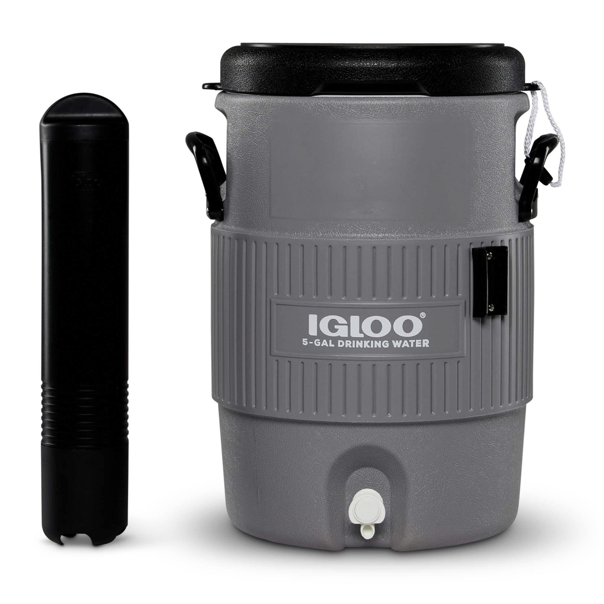 5-Gallon Igloo Portable Sports Cooler Water Beverage w/ Flat Seat Lid & Cup Dispenser (Gray) $30.15 + Free Shipping w/ Prime or on $35+