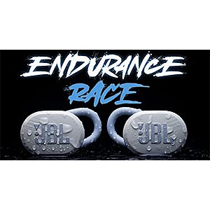 JBL Endurance Race True Wireless Waterproof Active Sport Earbuds (Black)