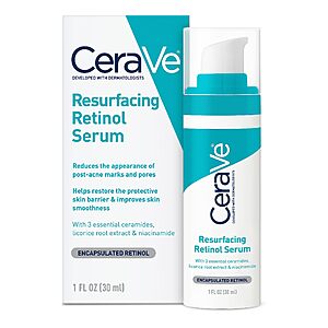 1-Oz CeraVe Resurfacing Retinol Serum $  11.30 w/ S&S + Free Shipping w/ Prime or on $  35+