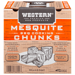 500 Cu In Western Mesquite Smoking Wood BBQ Grilling Chunk Box $7.97  + Free S&H w/ Walmart+ or $35+