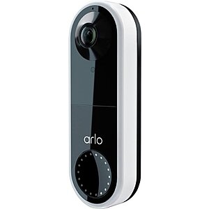 Arlo Essential Wi-Fi Smart Video Wired Doorbell (White) $  40 + Free Shipping