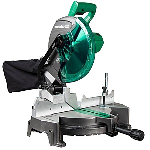 10" Metabo HPT 15-Amp Corded Compound Miter Saw (C10FCGS) $99 + Free Shipping