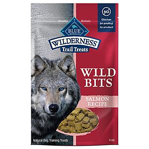4-Oz Blue Buffalo Wilderness Wild Bits Dog Training Treats: Duck or Salmon .25 w/ Subscribe & Save