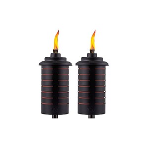 2pk TIKI Metal StepNStall2 Black & Orange Easy Install Outdoor Torches $10.77 + Free Shipping w/ Target 360, Circle Card, or on $35+