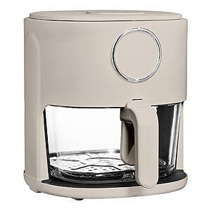 1200W 4-Qt Cook with Color Air Fryer w/ Glass Basket, Digital Display & Dishwasher Safe (Greige) $58.66 + Free Shipping