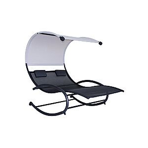 74.8'' Orren Ellis Semund Outdoor Patio Long Double Chaise $100.99 + Free Shipping