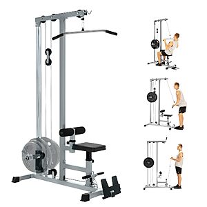 [Prime] Yes4All LAT Pull Down Machine & Cable Row Tower w/ Additional Pulley, High & Low Pulley Stations $141.44 + Free Shipping