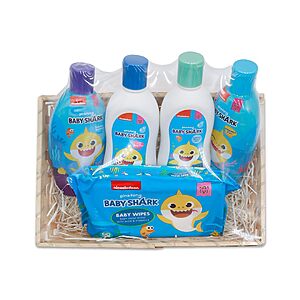 Primal Elements Baby Shark Bath Gift Basket w/ Assorted Shampoo, Lotion, Body Wash & Wipes $11.81 + Free Shipping w/ Prime or on $35+