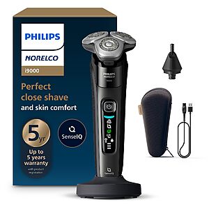 Philips Norelco i9000 Wet & Dry Electric Shaver w/ SenseIQ Technology (Ink Black) $139.96 + Free Shipping