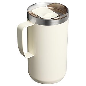 24oz STANLEY Insulated Stainless Steel Everyday Camp Mug (Cream Gloss) 
