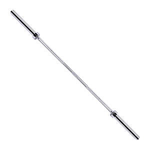 6' Signature Fitness Olympic Weightlifting Straight Barbell w/ 2" Sleeves (Silver) $20 