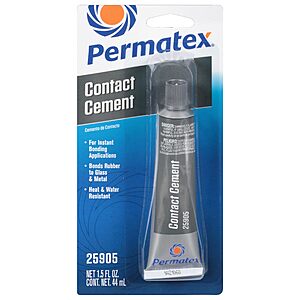 1.5-oz Permatex Contact Cement (25905) $2.37 w/ S&S + Free Shipping w/ Prime or on $35+