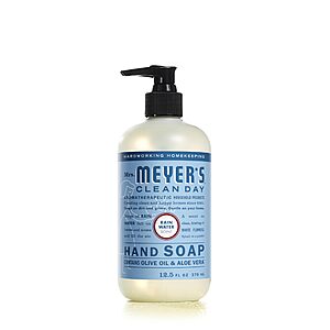 12.5-Oz Mrs. Meyer's Clean Day Liquid Hand Soap (Rainwater Scent) $2.45 w/ S&S + Free Shipping w/ Prime or on $35+