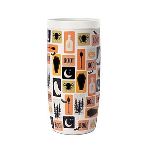16-Oz Simple Modern Halloween Signature Voyager Travel Coffee Mug Tumbler w/ 360° Lid (Spooky Stamps on Cream) & More $21.83 + Free Shipping w/ Prime or on $35
