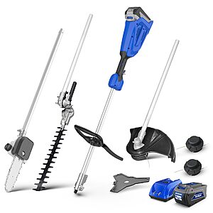 Wild Badger Power 40V 4-in-1 Brushless Weed Wacker, String Trimmer, Brush Cutter & Blade Pole Saw w/ (1) 4Ah Battery & Charger $161.24 + Free Shipping