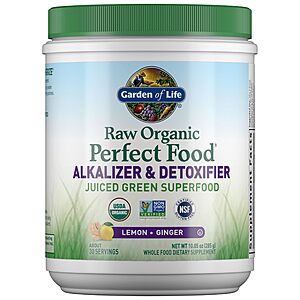 10.05oz 30-Serving Garden of Life Raw Organic Perfect Food Alkalizer & Detoxifier $12.05 w/ Subscribe & Save