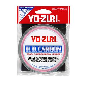 30-Yard Yo-Zuri H.D. Carb Fluorocarbon Salt Water Fishing Line (Pink, 50 Lbs) $11.99 + Free Shipping w/ Prime or on $35+