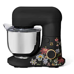 3.5-Qt Beautiful Stand Mixer w/ Flat Beater, Dough Hook & Balloon Whisk (Wildflower Black Sesame) $44.96 + Free Shipping