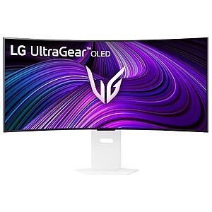 39" LG UltraGear 3440x1440 WQHD OLED Curved 240Hz Gaming Monitor (White)