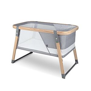 Boppy Portable Baby Bassinet w/ Mesh Sides & 2 Fitted Mattress Covers (Gray Pickup Sticks) $100.00 + Free Shipping