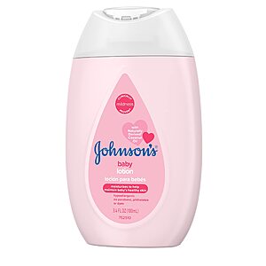 3.4-Oz Johnson's Baby Lotion w/ Coconut Oil, Aloe Vera & Vitamin B5 $1.57 w/ S&S + Free Shipping w/ Prime or on $35+