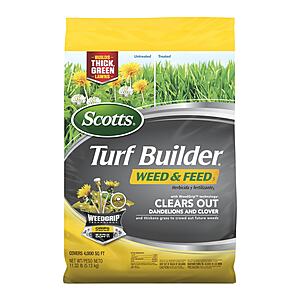 11.32-Lb Scotts Turf Builder  4000-Sq Ft Weed & Feed Fertilizer $14.98 + Free Store Pickup at Lowe's or Free Shipping on $35+
