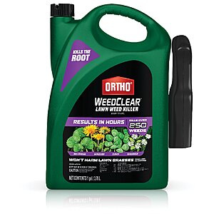 1-Gal Ortho WeedClear Weed Killer for Lawns w/ Trigger Sprayer $10 + Free S&H