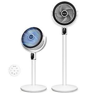 Levoit CoreBreeze Quiet 90° Oscillating Standing Pedestal Fan W/ Remote