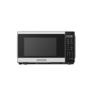 BLACK+DECKER 0.9 Cu Ft 900-Watt Microwave Oven (Black & Stainless) $59.99 + Free Shipping