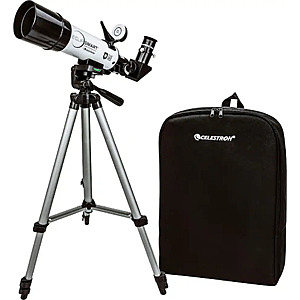 Celestron EclipSmart Travel Solar Scope 50mm Refractor Telescope (White/Black) $58.99 + Free Shipping
