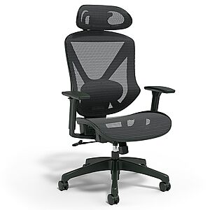 Staples Dexley Ergonomic Mesh Swivel Task Chair from $141 + Free S&H