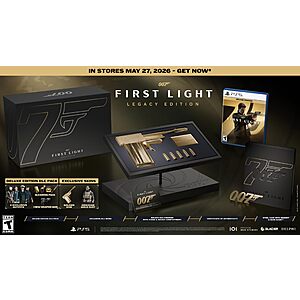 007 First Light Legacy Edition (PS5, Physical) $156.47 + Free Shipping w/ Prime or on $35+