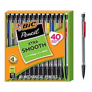 40-Count BIC Xtra Smooth 0.7mm Mechanical Pencils $7.07 (18c Ea) w/ S&S + Free Shipping w/ Prime or on $35+