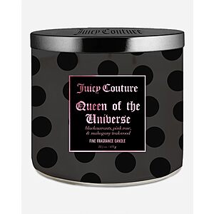 14.5-Oz Queen of the Universe by Juicy Couture Scented 3 Wick Candle $9.35 w/ S&S